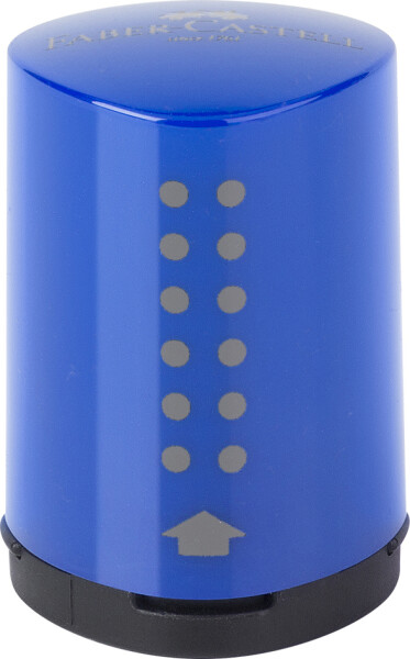 FABER-CASTELL Einfachspitzdose Grip 2001 Mini blau/rot