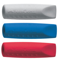 FABER-CASTELL Rad. Grip 2001 eraser cap grau/rot/blau