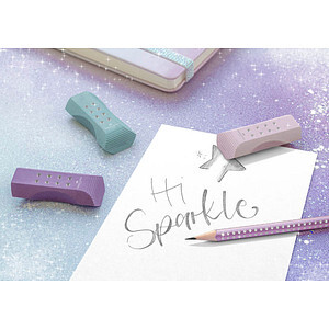 FABER-CASTELL Radierer RollOn Sparkle farbig sortiert