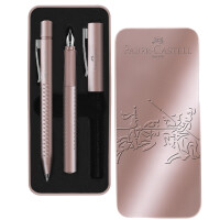 FABER-CASTELL Set Grip 2011 pale rose Füller+KS