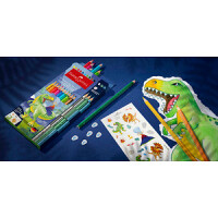 FABER-CASTELL Buntstift Colour Grip Dino 10+3