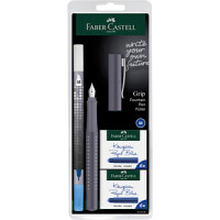 FABER-CASTELL Füller Grip 2010 M Tinte+Tilö da...