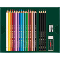 FABER-CASTELL Polychromos & Pitt Graphite Matt 23er