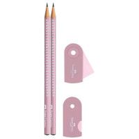 FABER-CASTELL Schreibset Sparkle rose shadows BK