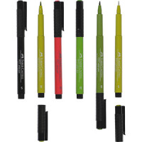 FABER-CASTELL Tuschestift Pitt Artist Pen Lettering 6x