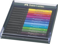 FABER-CASTELL Tuschestift Pitt Artist Pen B 12x Bright