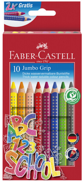FABER-CASTELL Buntstift Jumbo Grip Promotionetui 10er
