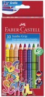 FABER-CASTELL Buntstift Jumbo Grip Promotionetui 10er