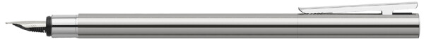 FABER-CASTELL Füller Neo Slim Edelstahl, glänzend, M