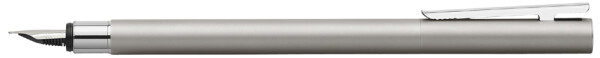 FABER-CASTELL Füller Neo Slim Edelstahl, matt, EF