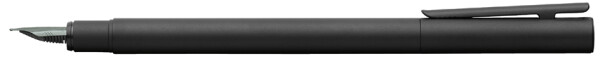 FABER-CASTELL FH Neo Slim Metall Schwarz, schwarz, F