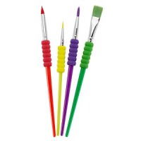 FABER-CASTELL Pinsel 4er Set mit Softgriffstück BK