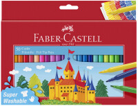 FABER-CASTELL Filzstift Castle 50er Kartonetui