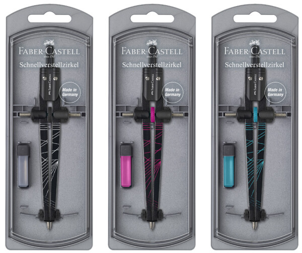 FABER-CASTELL Zirkel Schnellverstellzirkel Twister