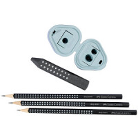 FABER-CASTELL Grip 2001 Set schwarz BK