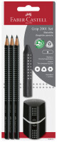 FABER-CASTELL Grip 2001 Set schwarz BK