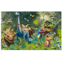 HERMA Schreibunterlage Karton Dino World 55x35 3Stk