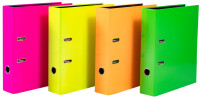 HERMA Ordner sortiert A4 Karton Neon 10Stk