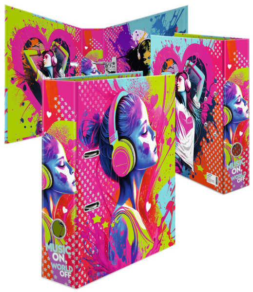 HERMA Ordner A4 Karton Music Girl