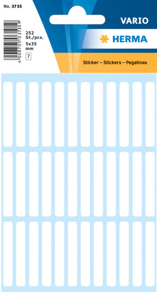 HERMA Vielzwecketiketten 55 x 82mm weiß zur Handbestrifung