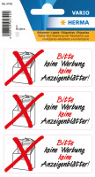HERMA Hinweisetiketten "Bitte keine Werbung...
