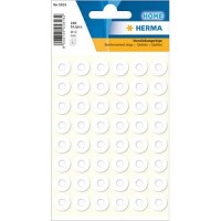 HERMA Verstärkungsringe selbstklebend  12 mm weiß 240 St.