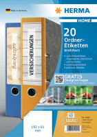 HERMA Ablösbare Ordneretiketten A4 192 x 61 mm...