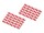 DIGITUS Farbclips für Patchkabel RJ45 100 Stück rot