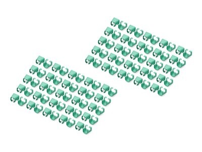 DIGITUS Farbclips für Patchkabel RJ45 100 Stück grün