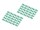 DIGITUS Farbclips für Patchkabel RJ45 100 Stück grün