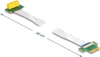 DELOCK Riser Karte PCI Express x1 St. zu 1 Slot FPC Kab.30cm