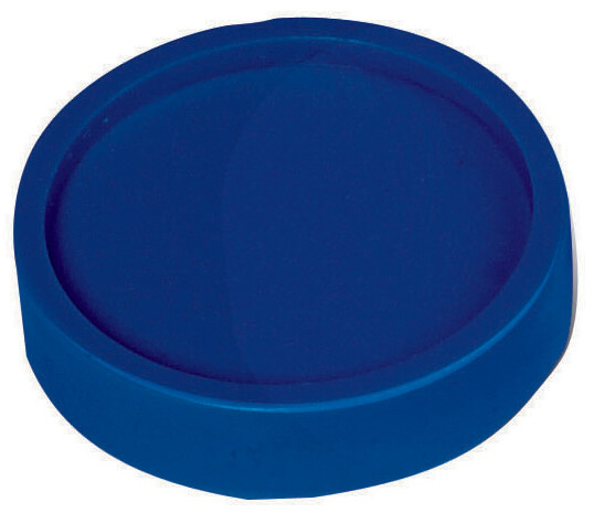 MAUL Industriemagnet rund 29mm 10 Stück blau