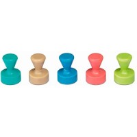 MAUL Neodym-Kegelmagnete 12mm 10 Stück div. Farben