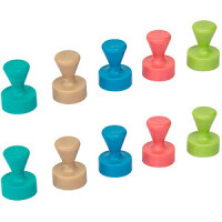 MAUL Neodym-Kegelmagnete 12mm 10 Stück div. Farben