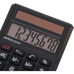MAUL Taschenrechner ECO 250, 8 Stellen schwarz