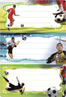 HERMA Schuletiketten Vario Fußball Beglimmert