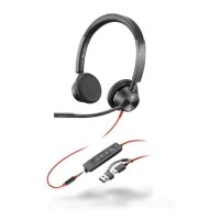 Poly Blackwire 3325 UC Stereo USB-C Teams zert.