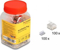 DELOCK RJ45 Modularer Stecker Cat.6A 100er Set