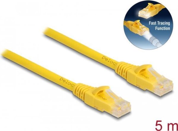 DELOCK RJ45 Kabel Cat.6A U/UTP Fast Tracing 5 m