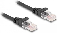 DELOCK RJ45 Spiralkabel Stecker zu Stecker Cat.5e 2m schwarz