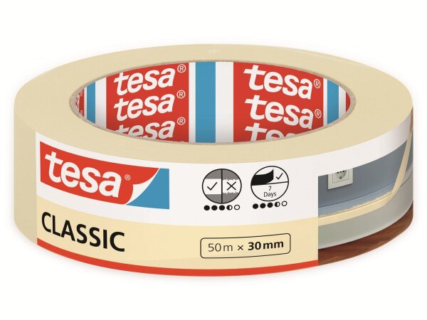 tesa Classic Malerband 50m x 30mm chamois