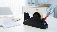 tesa Economy Tischabroller leer schwarz