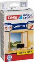 tesa Fliegengitter Comfort Klett für Fenster anthrazit