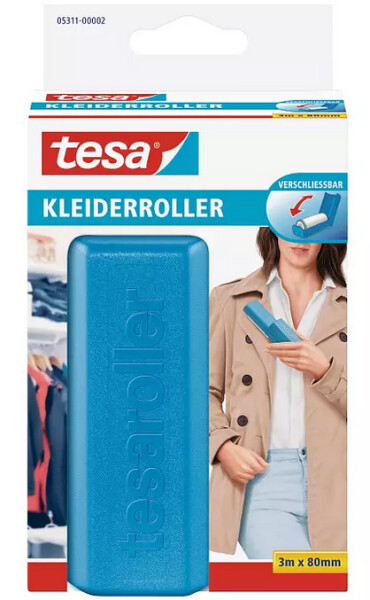 tesa Fusselroller 3m x 80mm farblos
