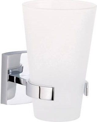 tesa klaam Zahnbürstenhalter inkl. Kleber silber