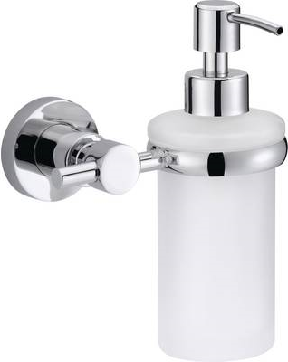 tesa LOXX Seifenspender inkl. Kleber silber