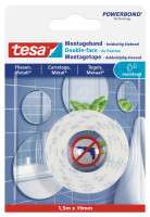 tesa Montageband Fliesen&Metall wasserdicht 1.5m x 19mm