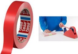 tesa Packband 66m x 19mm rot