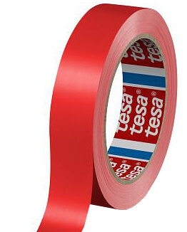 tesa Packband 66m x 6mm rot