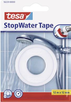 tesa StopWater Tape 12m x 12mm weiß